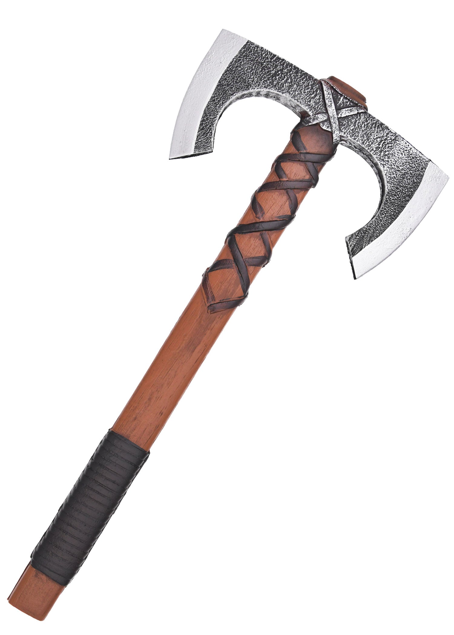 Jorvak - kaksiteräinen viikinkikirves 42cm (LARP)