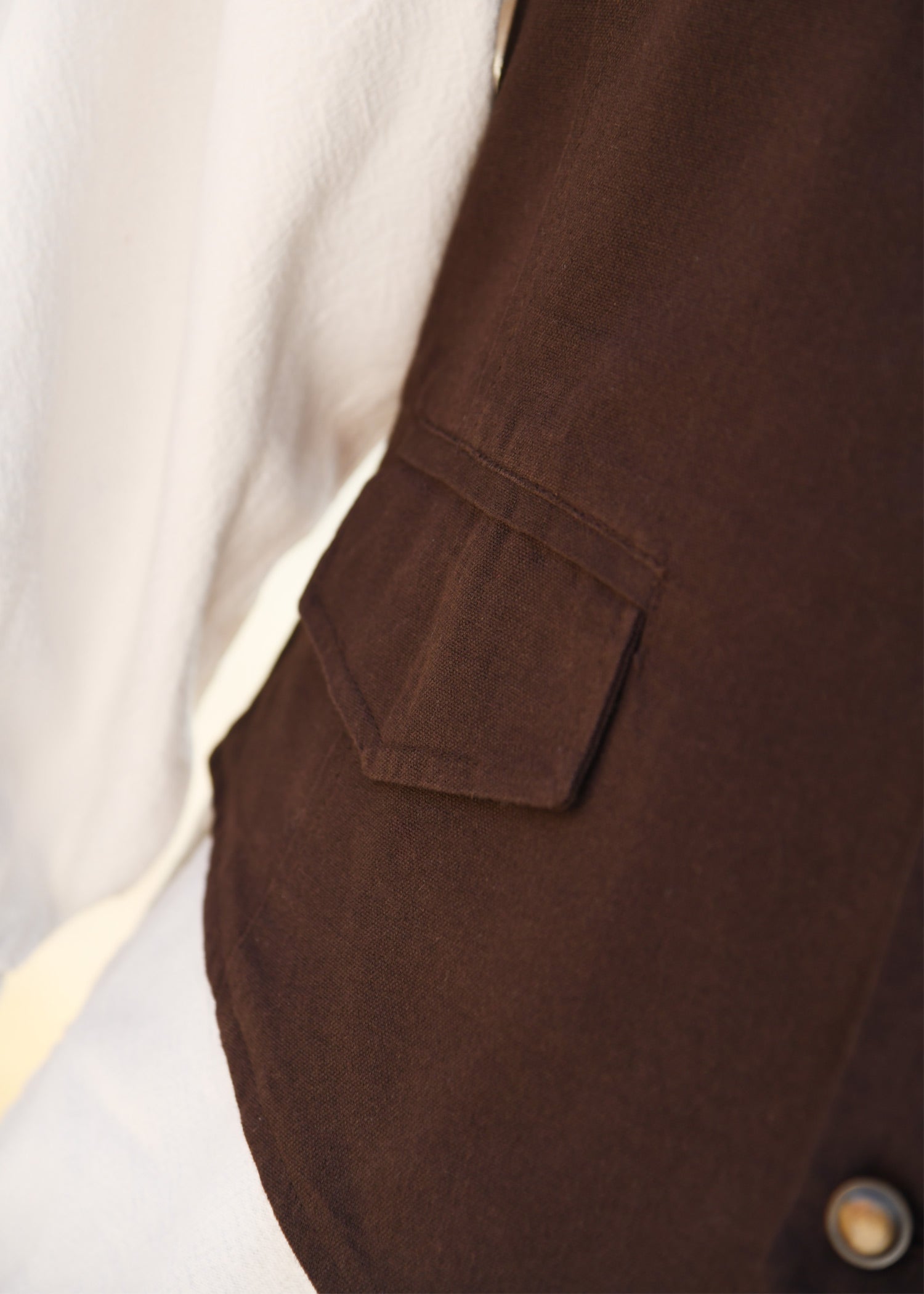 Keskiaikainen liivi Lasse, ruskea