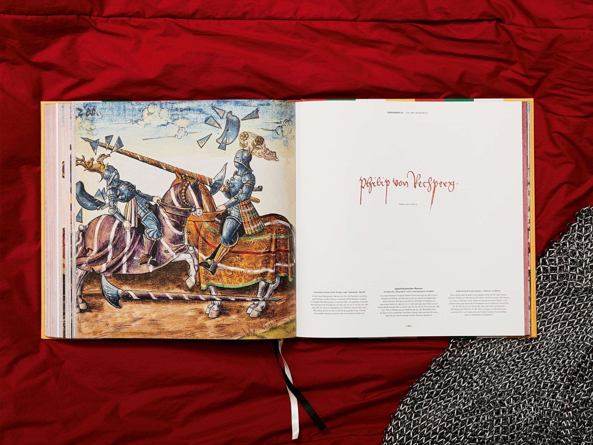 Medieval Games. The Book of Tournaments of Emperor Maximilian I - Freydal (German, French, English)