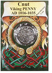 Kolikko – Tanskan kuningas Knutin (Cnut) penni, jäljennös