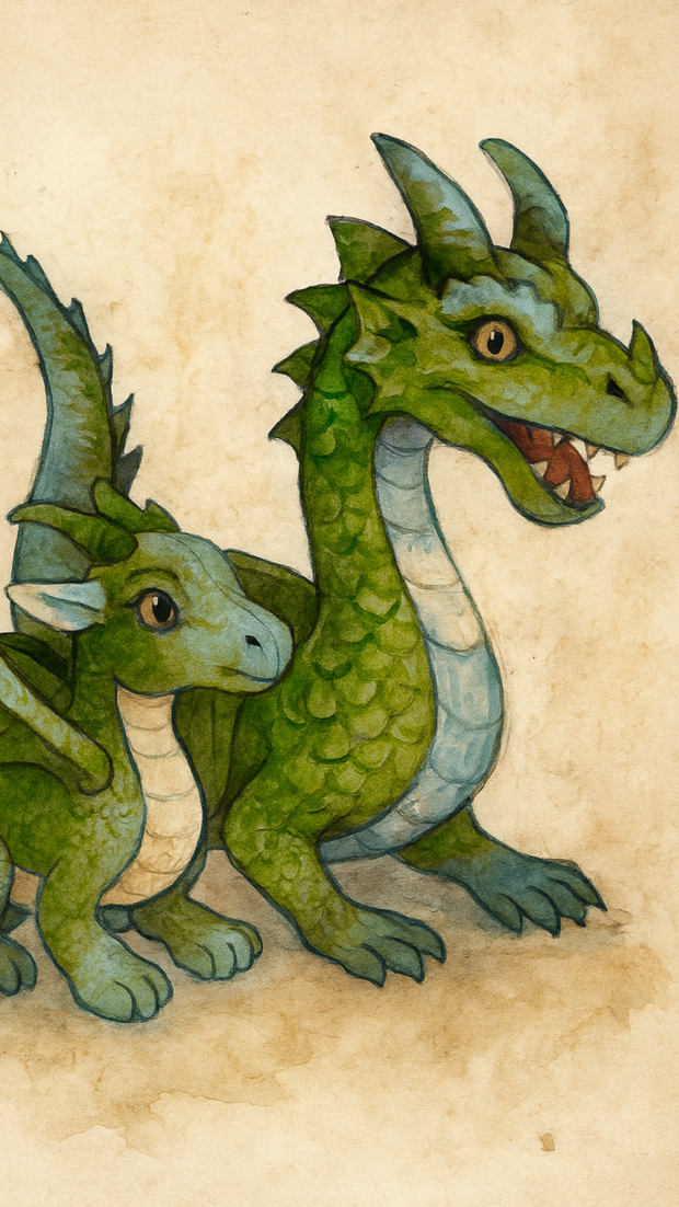 Vihreä suuri lohikäärme – Serafon Metsänsilmä