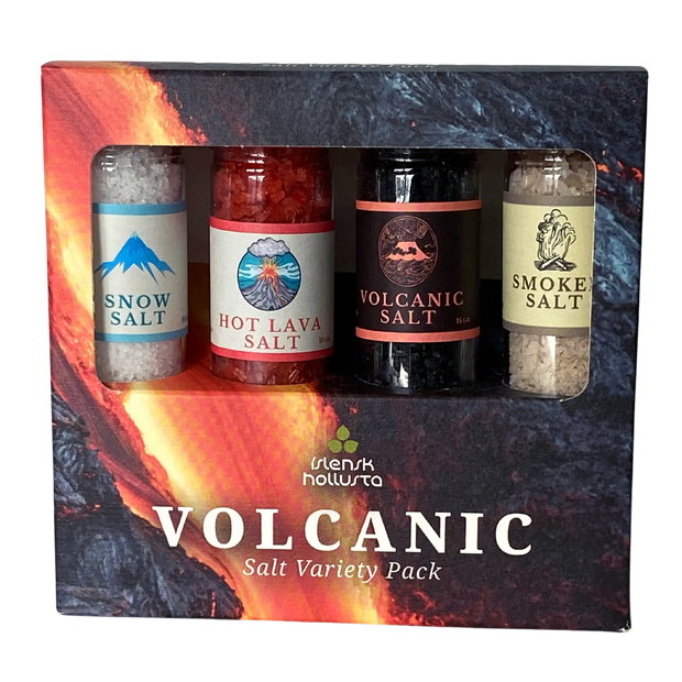 Volcanic Salt Pack – Islannin tulen ja jään maut 4 x 40 g