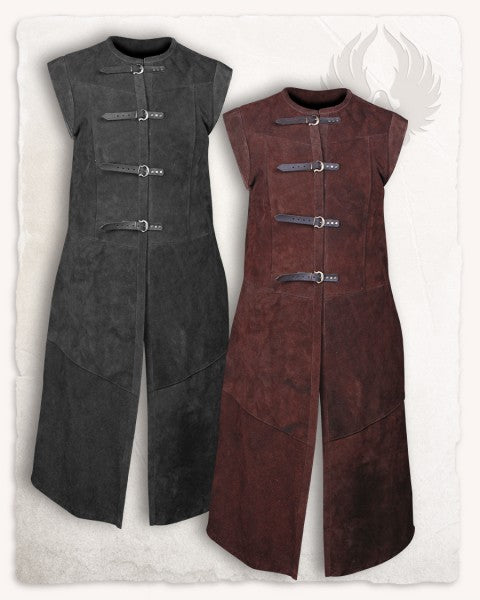 Garen pitkä liivi nahkaa