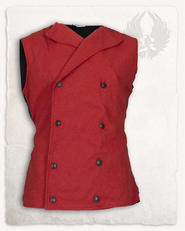 Hamish liivi punaista canvasta